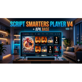 SCRIPT Smarters Player v4 + Apk Base 