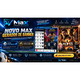 NOVO MAX GERADOR DE BANNER 2026 – Jogos, Filmes